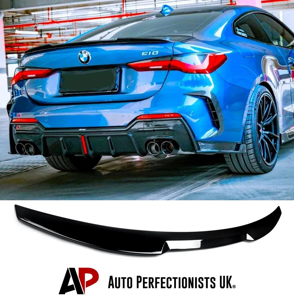 BMW 4 Series Coupe G22 G82 Car Rear Spoiler 2020-2024 Gloss Black