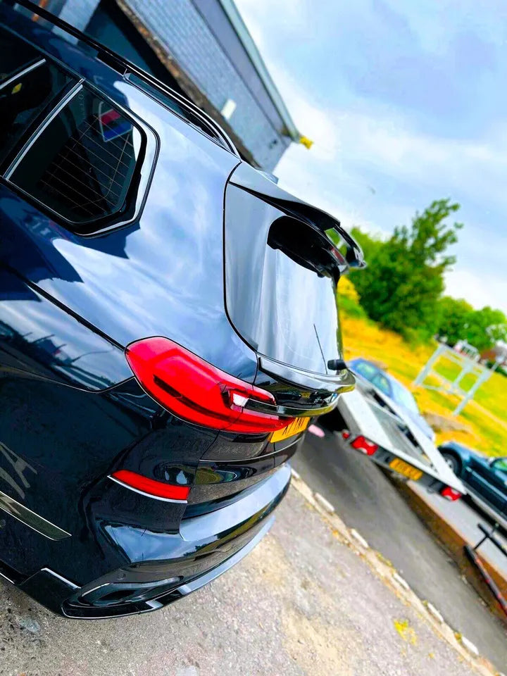 BMW X7 G07 M60 Car Rear Roof Spoiler 2018-2024 Gloss Black