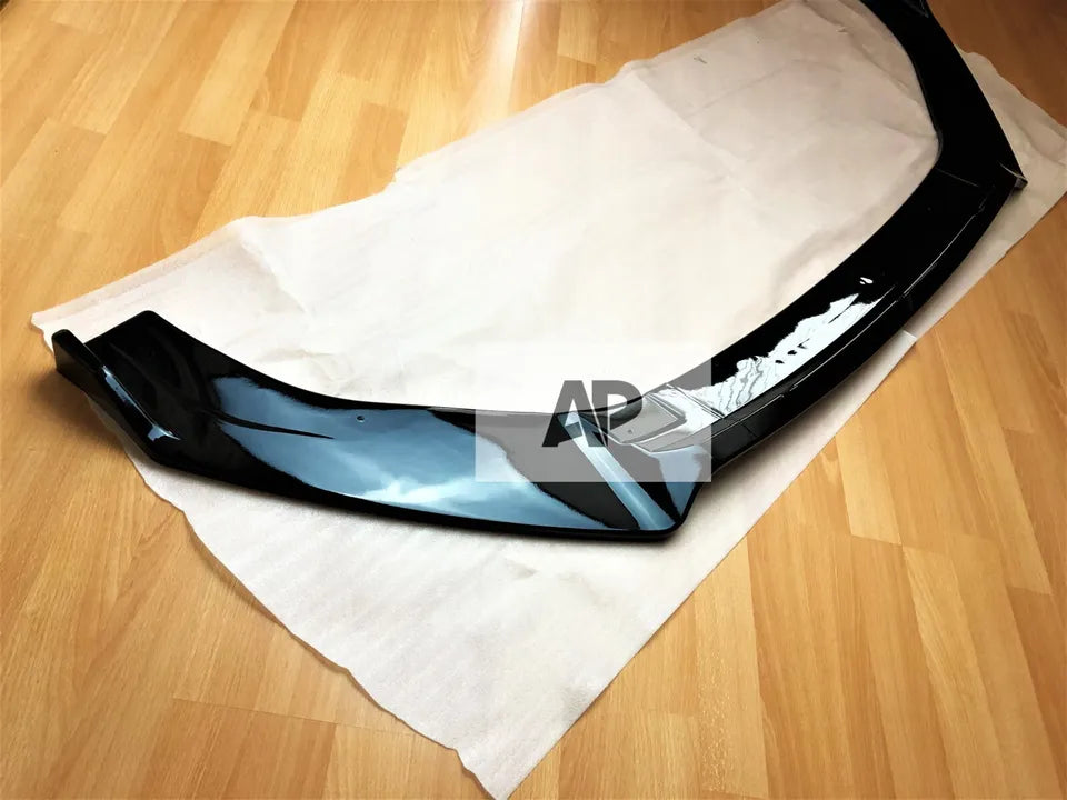 VW Golf MK7 MK7.5 R Front Splitter 2013-2020 Gloss Black