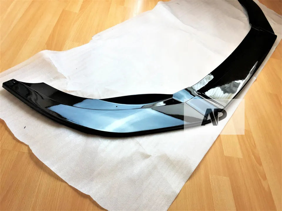 VW Golf MK6 R20 R Front Splitter Lip 2008-2013 Gloss Black