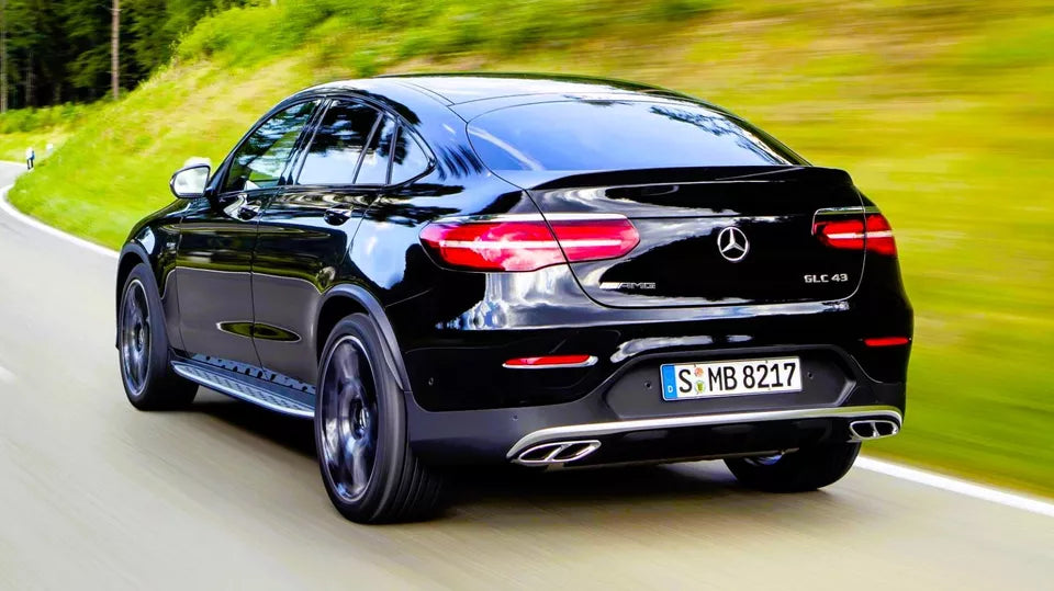 Mercedes GLC Class Coupe Car Rear Spoiler 2015-24 Gloss Black