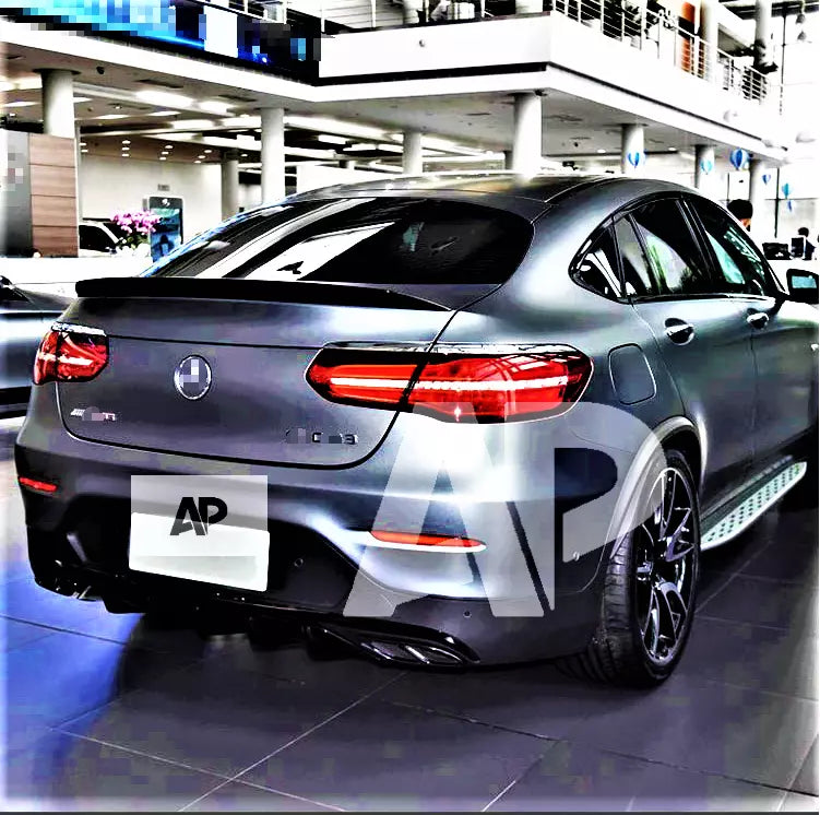 Mercedes GLC Class Coupe Car Rear Spoiler 2015-24 Gloss Black