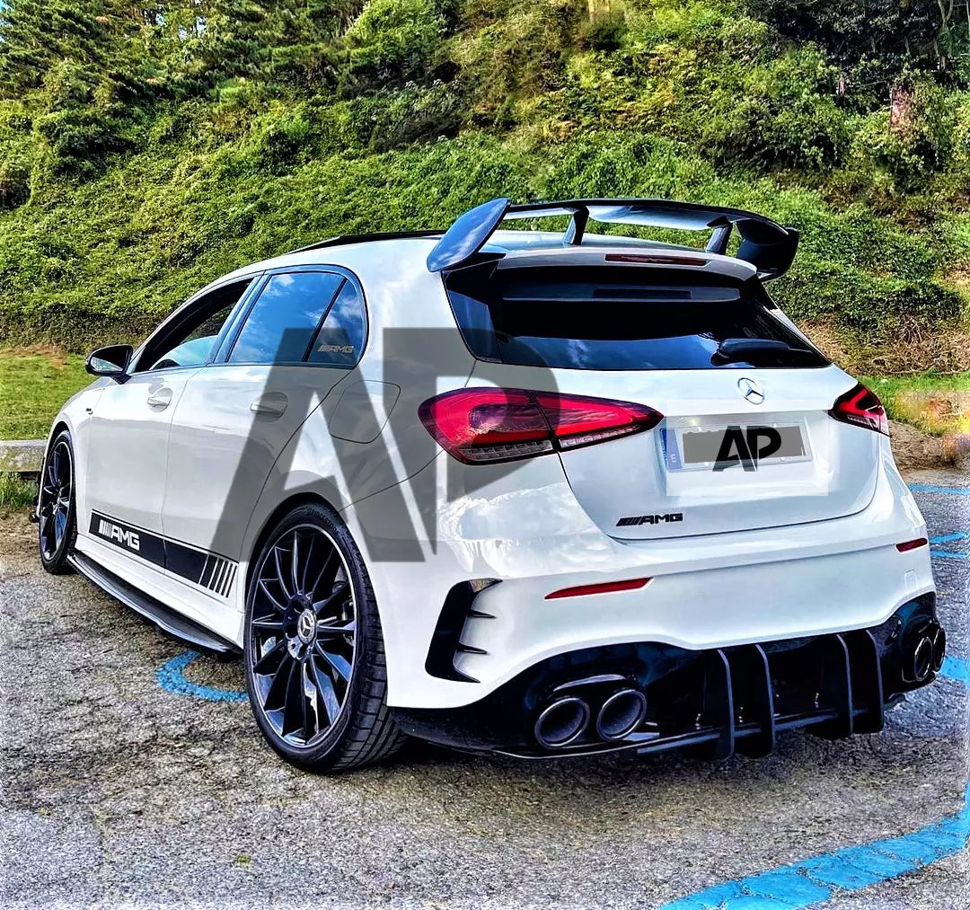 Mercedes A45 A Class Car Rear Roof Spoiler W177 2018-24 Carbon Fibre