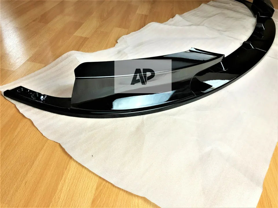 BMW 3 Series F30 Saloon F31 Estate Front Splitter 2011-19 Gloss Black