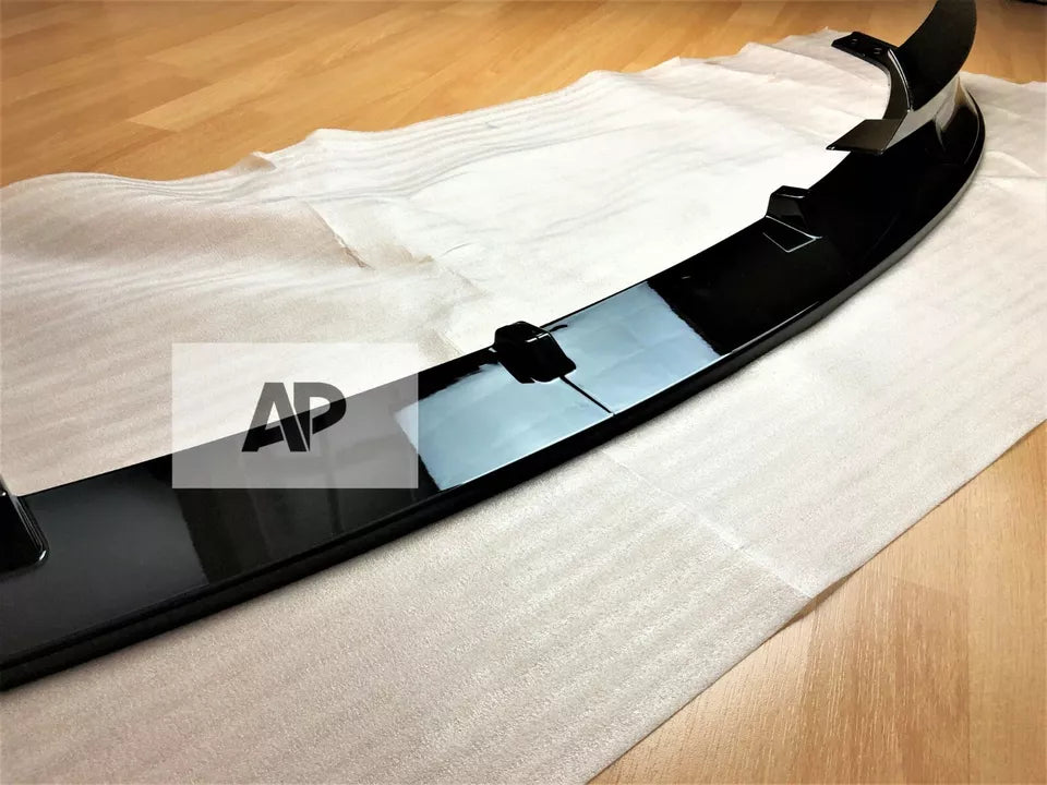 BMW 3 Series F30 Saloon F31 Estate Front Splitter 2011-19 Gloss Black