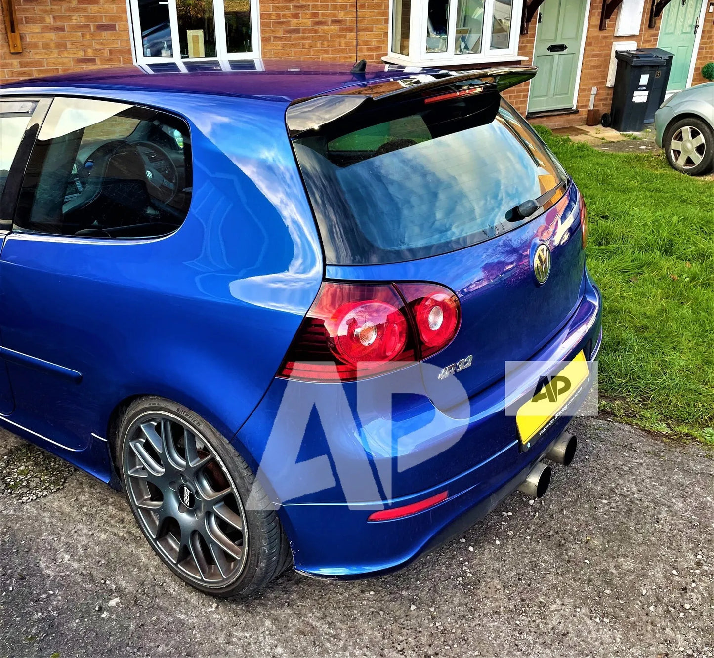 VW Golf MK5 Car Rear Roof Spoiler 2003-2008 Osir Style Gloss Black