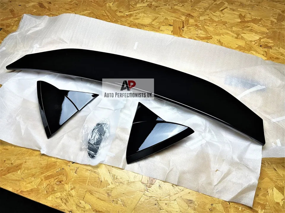 VW Golf MK7 MK7.5 R Car Rear Roof Spoiler 2013-2020 Gloss Black