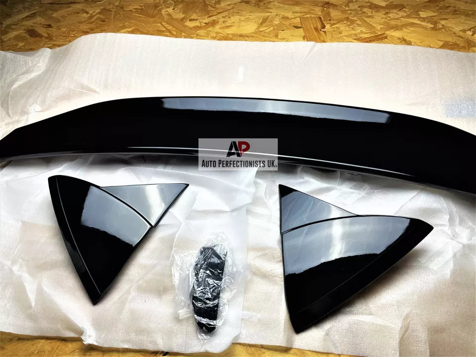 VW Golf MK7 MK7.5 R Car Rear Roof Spoiler 2013-2020 Gloss Black