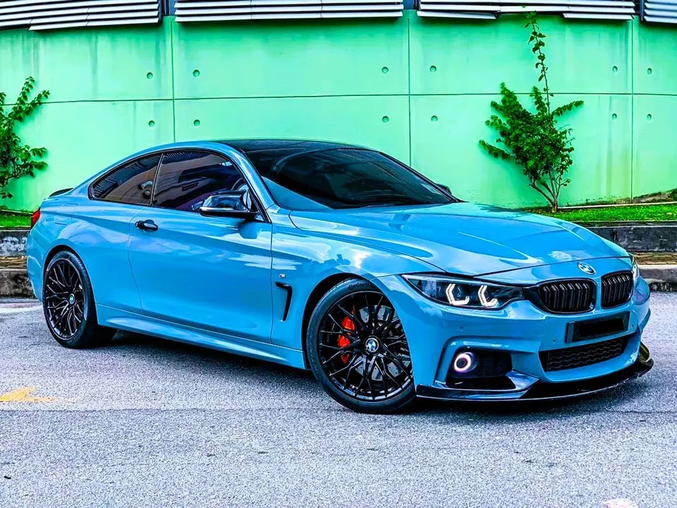 BMW 4 Series F32 F33 F36 Front Splitter 2013-2020 Gloss Black