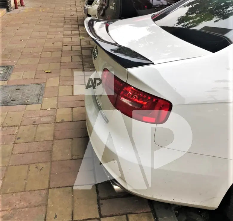 Audi A4 B8 Saloon Car Rear Spoiler 2008-2016 Carbon Fibre