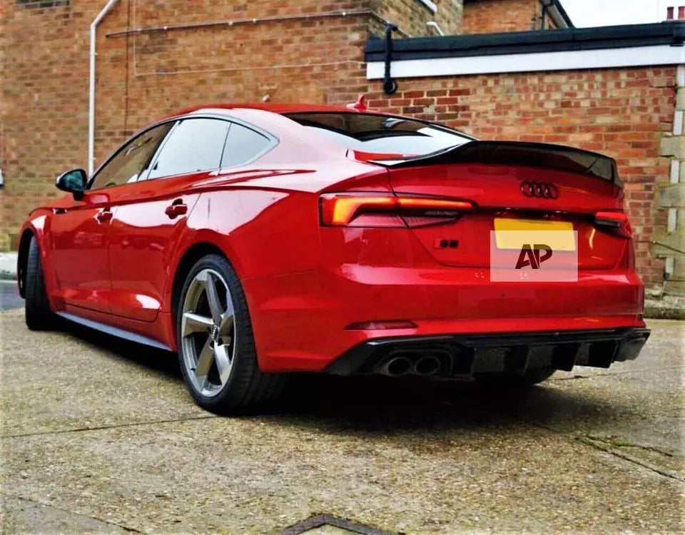 Audi A5 S5 RS5 B9 Sportback Car Rear Spoiler 2017-2024 Gloss Black