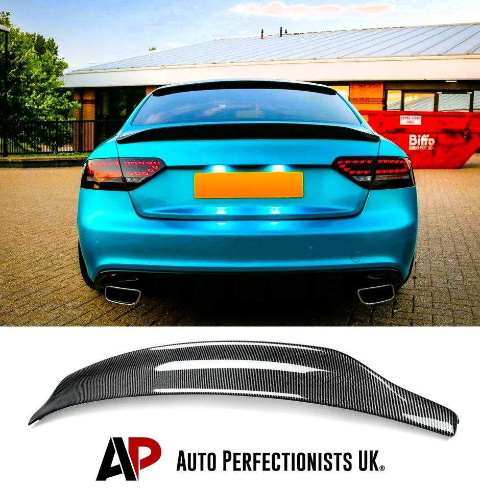 Audi A5 B8 8T Coupe Car Rear Spoiler 2 Door 2007-2016 Carbon Fibre