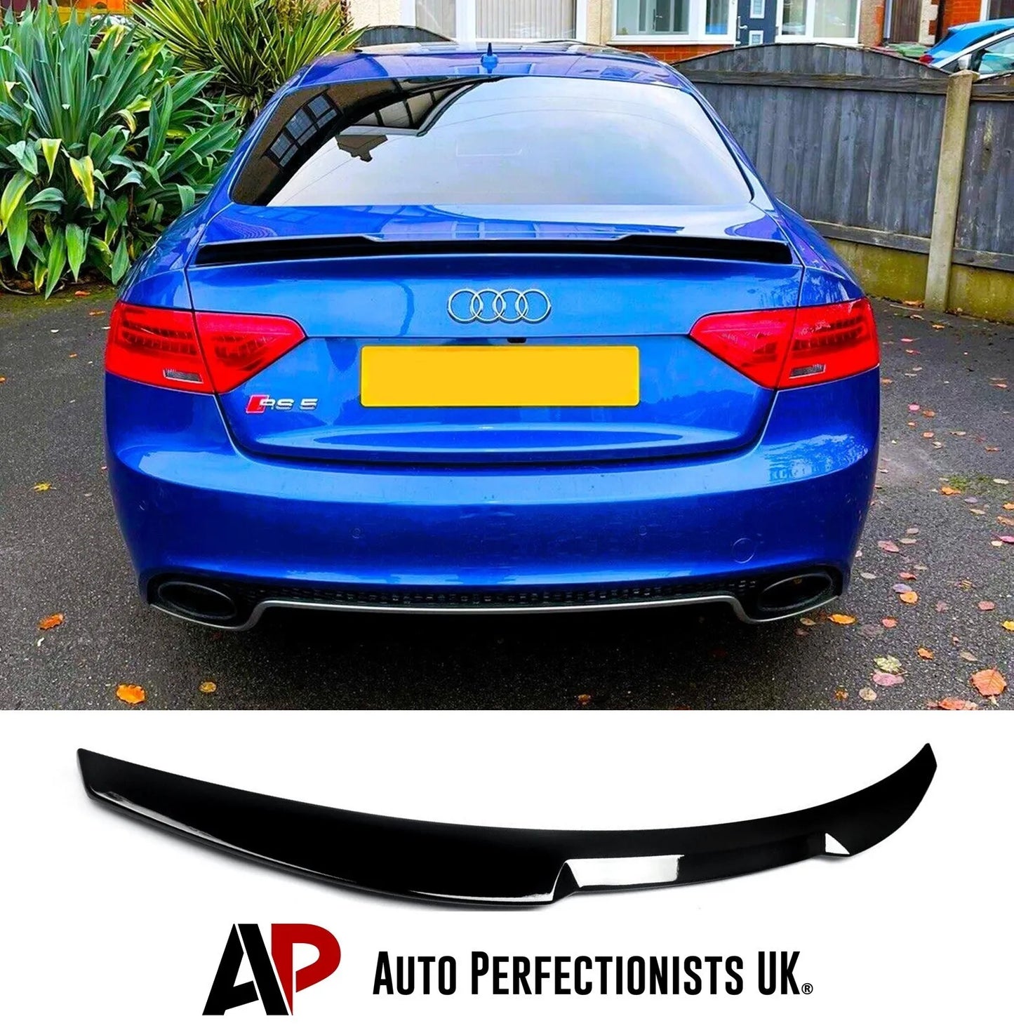 Audi A5 S5 RS5 B8 8T8 Sportback Car Rear Spoiler 2009-16 Gloss Black