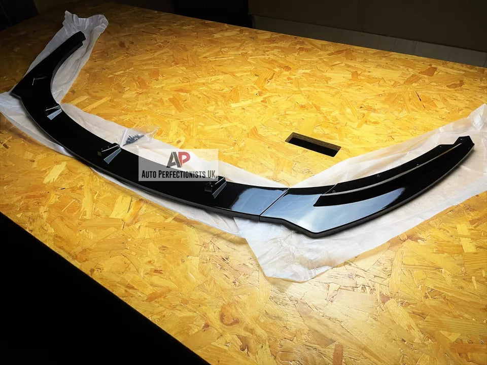 VW Golf MK5 GTI GT TDI Front Splitter 2003-2008 Gloss Black
