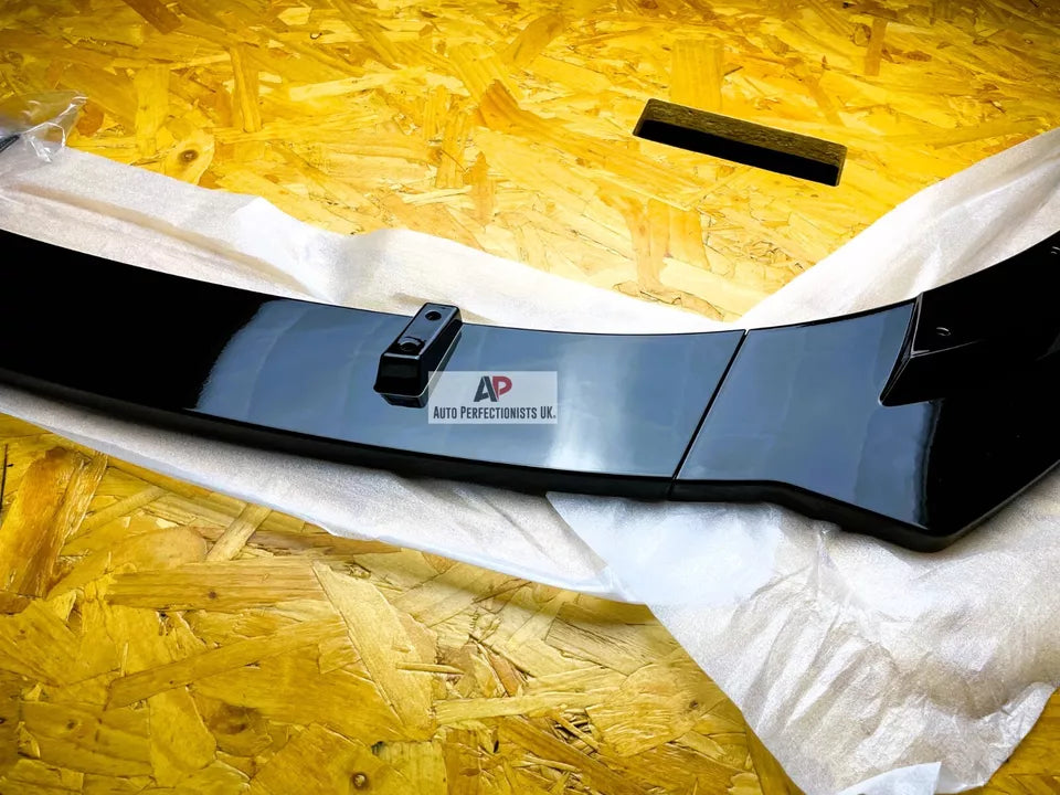 VW Golf MK5 GTI GT TDI Front Splitter 2003-2008 Gloss Black