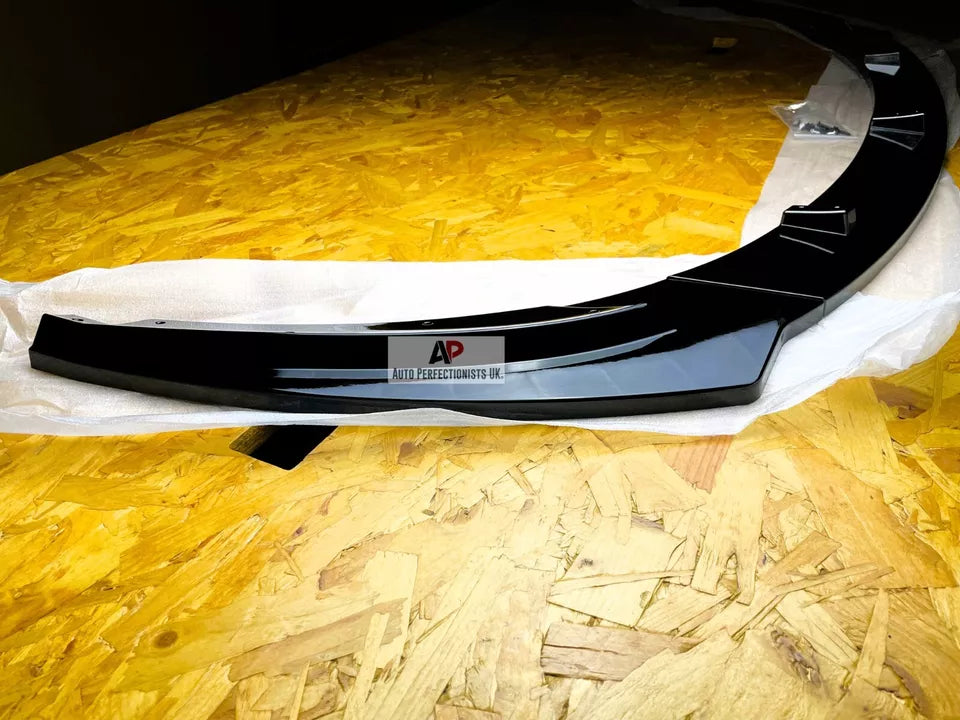 VW Golf MK5 GTI GT TDI Front Splitter 2003-2008 Gloss Black