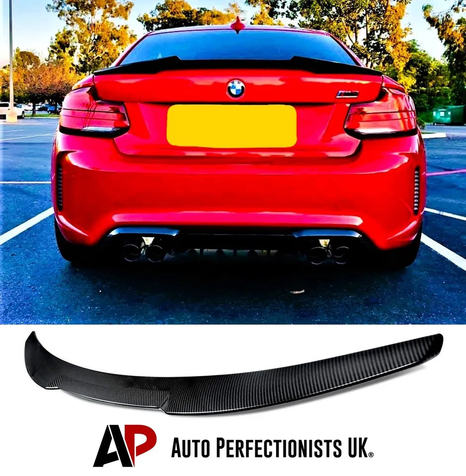 BMW 2 Series M2 F22 F87 Car Rear Spoiler 2014-21 M4 Style Carbon Fibre