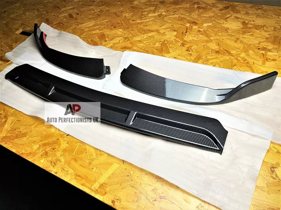 Mercedes C Class C43 Front Splitter 2019-21 Brabus Style Carbon Fibre