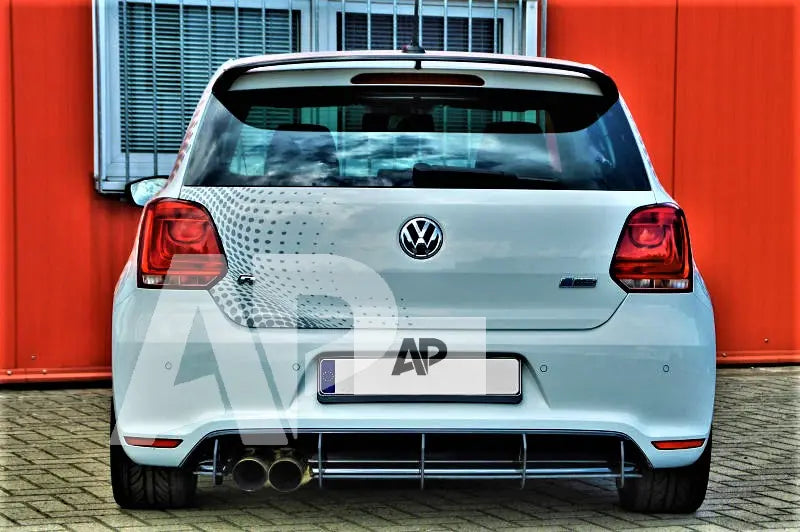 VW Polo MK5 Car Rear Roof Spoiler 2009-2017 WRC Style Carbon Fibre
