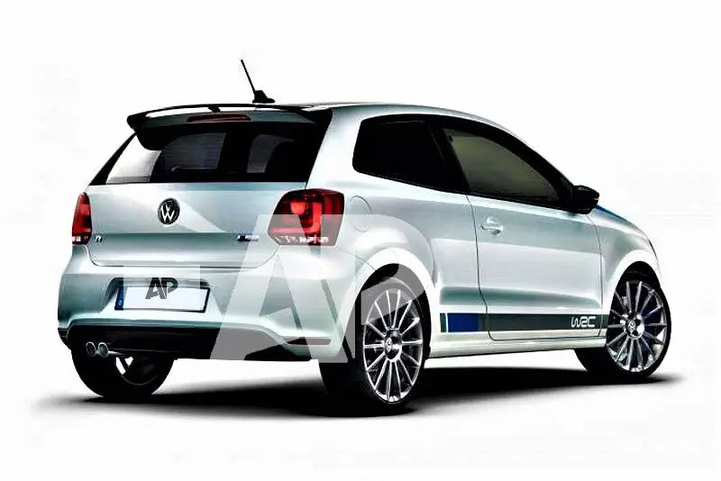 VW Polo MK5 Car Rear Roof Spoiler 2009-2017 WRC Style Carbon Fibre