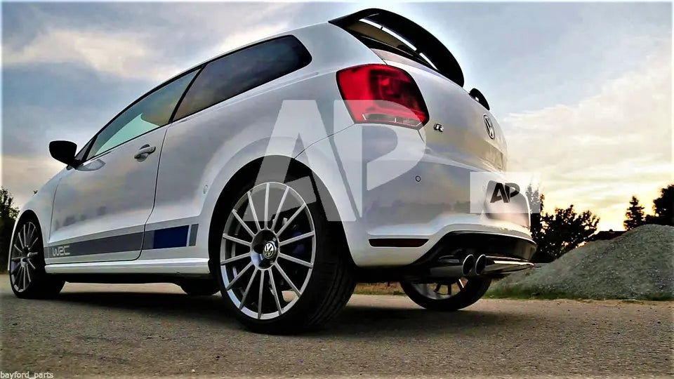 VW Polo MK5 Car Rear Roof Spoiler 2009-2017 WRC Style Carbon Fibre