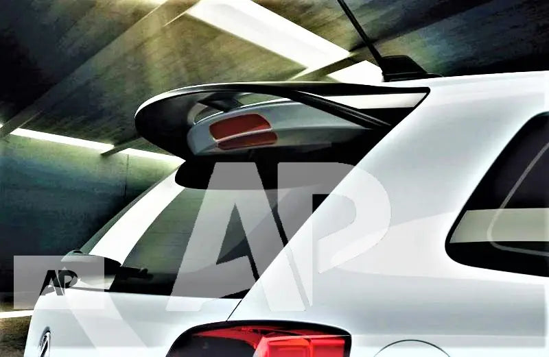 VW Polo MK5 Car Rear Roof Spoiler 2009-2017 WRC Style Carbon Fibre