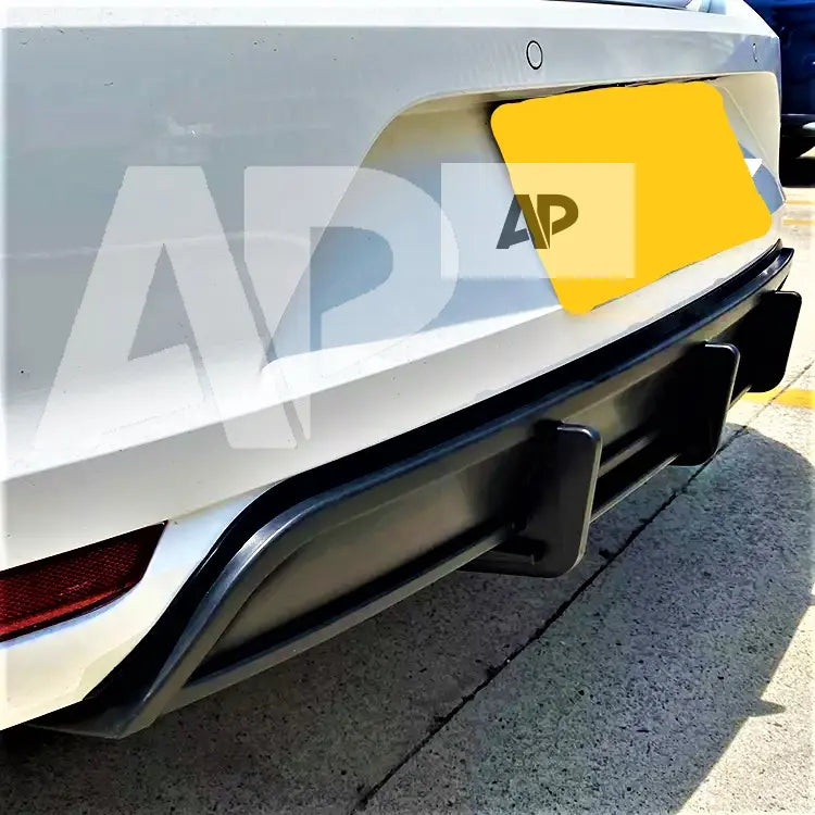 VW Polo MK5 6C Rear Valance Diffuser 2014-2017 GTI Style Gloss Black