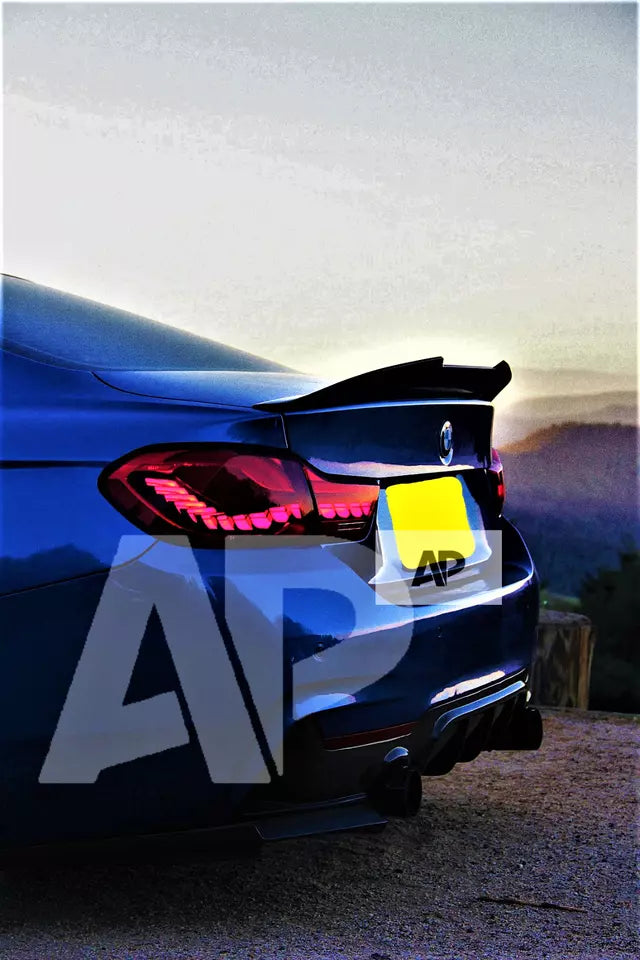 BMW 4 Series Coupe F32 Car Rear Spoiler 2013-2020 Carbon Fibre
