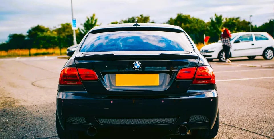 BMW 3 Series Coupe M3 Car Rear Spoiler 2004-2012 M4 Style Gloss Black