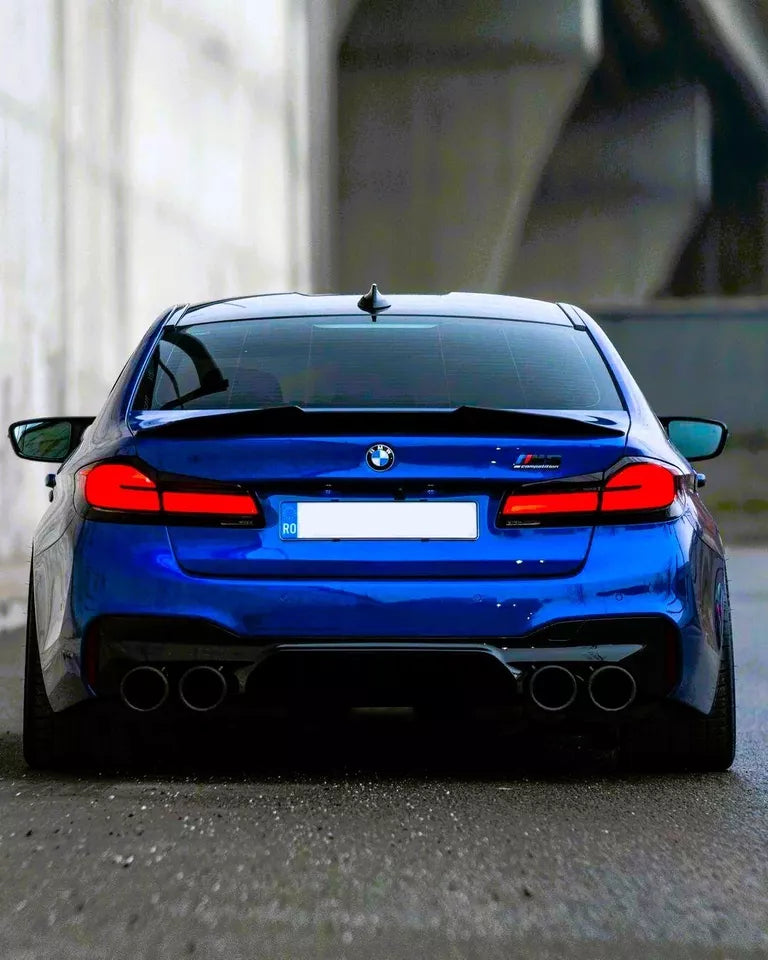 BMW 5 Series M5 G30 F90 Car Rear Spoiler 2016-2024 Gloss Black
