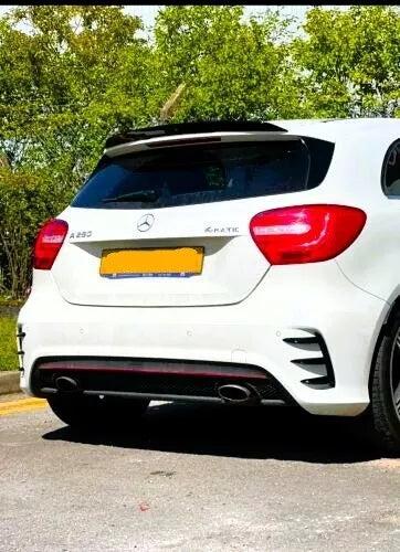 Mercedes A Class A35 A45 Car Rear Roof Spoiler 2012-2018 Gloss Black