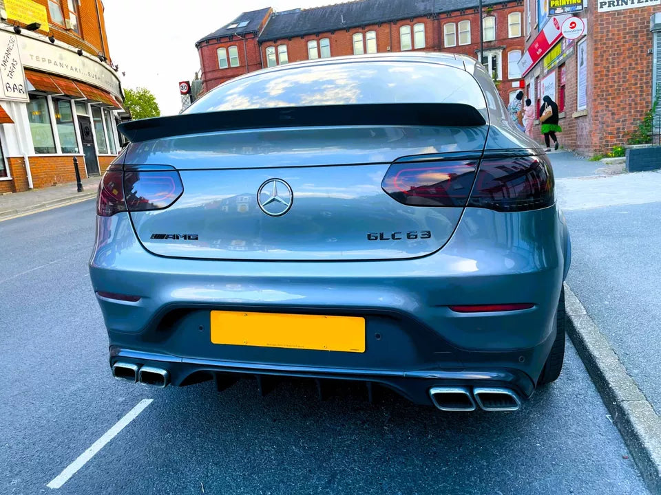 Mercedes GLC Class Coupe GLC63 Car Rear Spoiler 2015-2024 Gloss Black