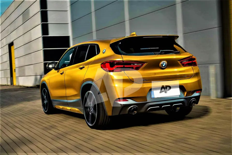BMW X2 X2M Car Rear Roof Spoiler F39 M35i SUV 2018-2024 Gloss Black