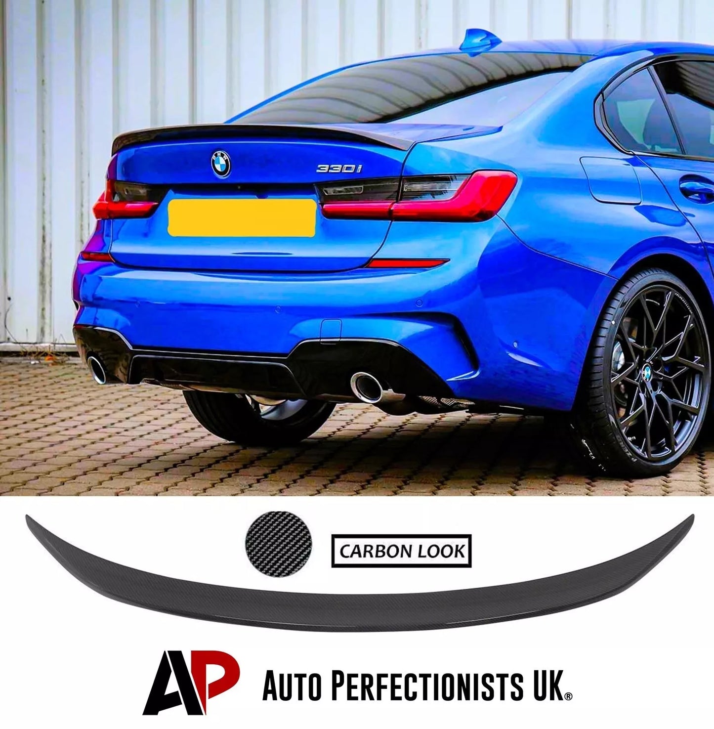 BMW 3 Series M3 G20 G80 Car Rear Spoiler 2018-2024 Carbon Fibre