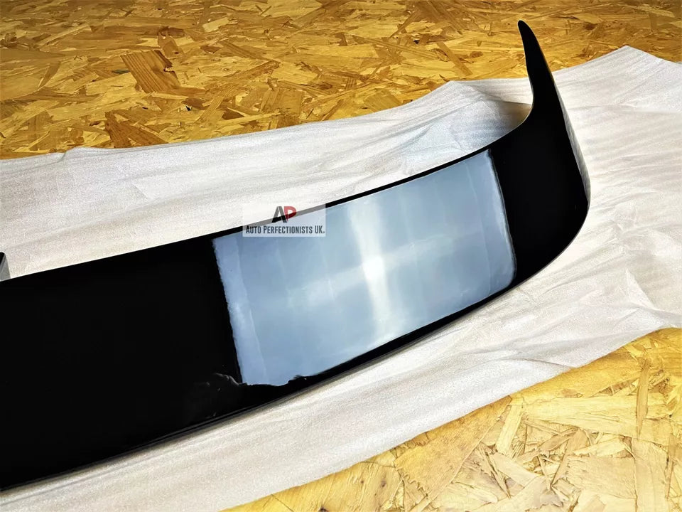 VW Polo MK5 Car Rear Roof Spoiler 2009-2017 WRC Style Gloss Black