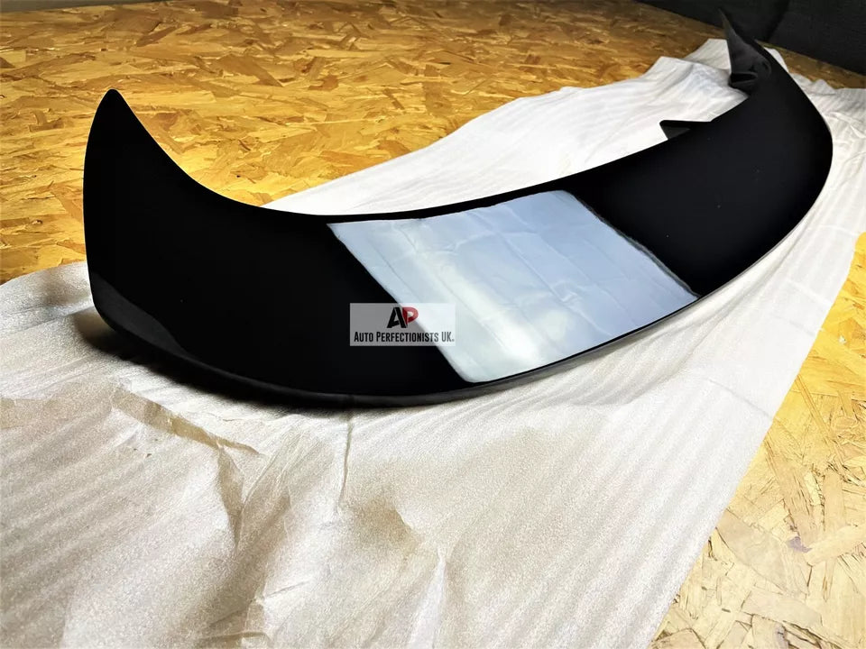 VW Polo MK5 Car Rear Roof Spoiler 2009-2017 WRC Style Gloss Black