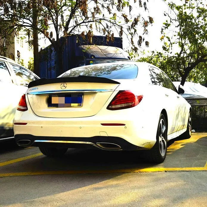 Mercedes E Class W213 Car Rear Spoiler 2020-2024 Gloss Black