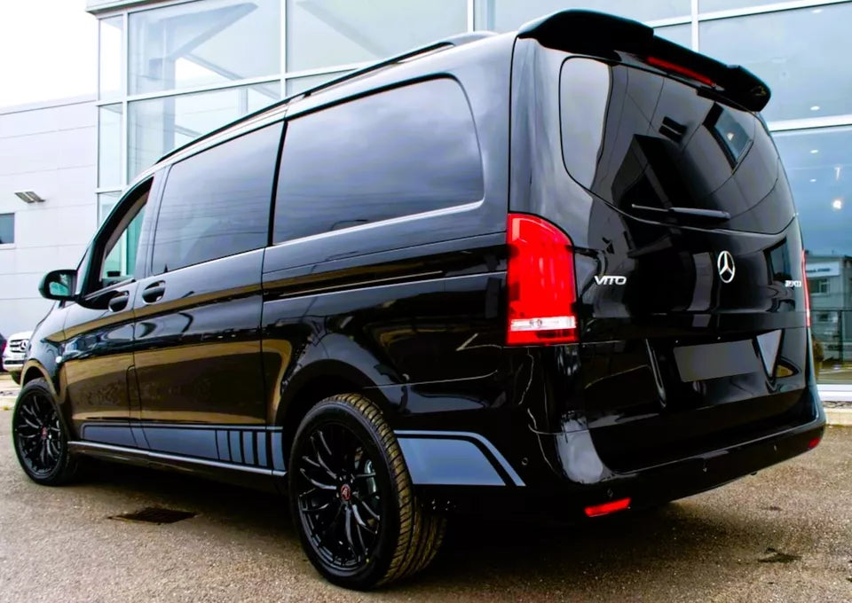 Mercedes V Class Vito Viano Car Rear Roof Spoiler 2014-2022 Unpainted
