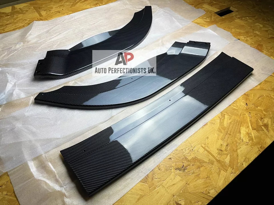 VW Golf MK6 R20 R Carbon Fibre Front Splitter 2008-2013 Carbon Fibre
