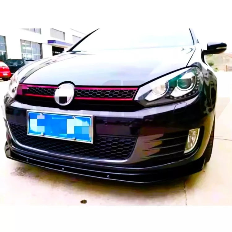 VW Golf MK6 GTD GTI Carbon Fibre Front Splitter 2008-2013 Carbon Fibre