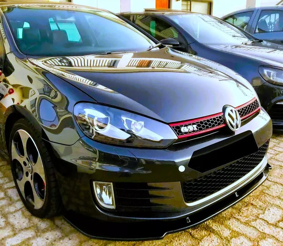 VW Golf MK6 GTD GTI Carbon Fibre Front Splitter 2008-2013 Carbon Fibre
