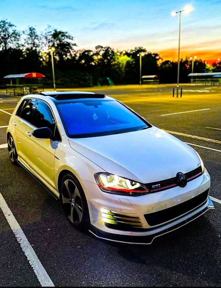 VW Golf MK7 MK7.5 R Front Splitter 2013-2020 Carbon Fibre