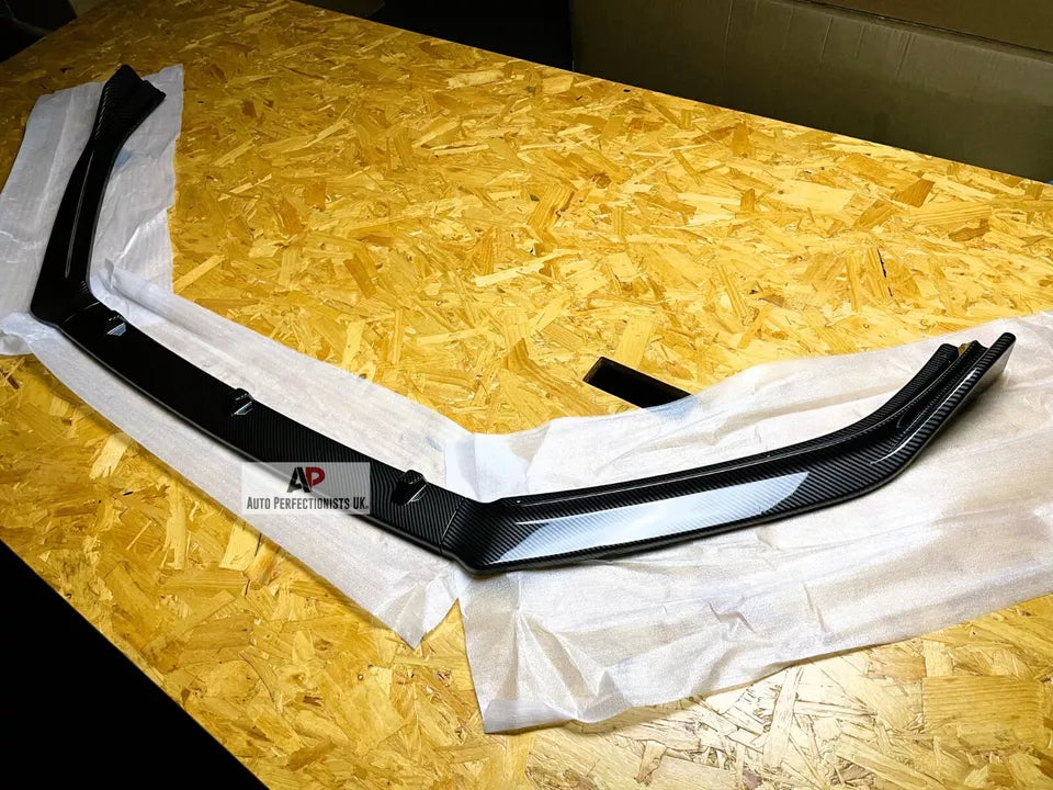 VW Volkswagen Polo MK5 Front Splitter 2009-2017 Carbon Fibre
