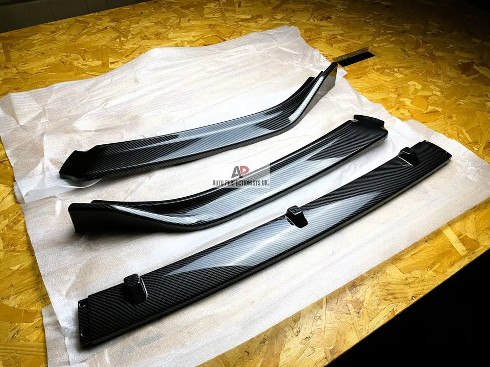 VW Volkswagen Polo MK5 Front Splitter 2009-2017 Carbon Fibre