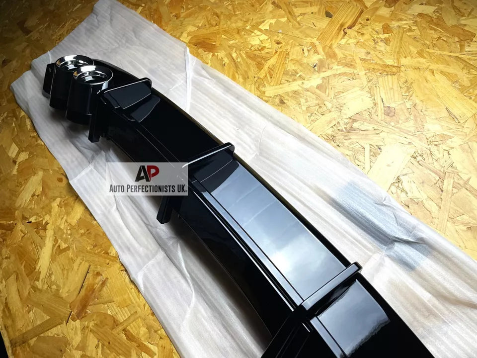 VW Polo MK5 6C Rear Valance Diffuser 2014-2017 Gloss Black
