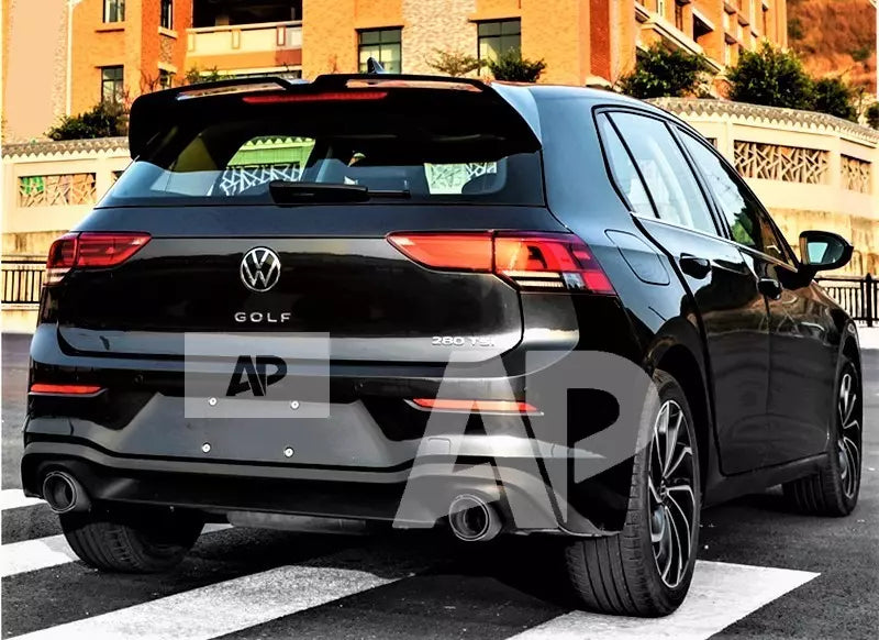 VW Golf MK8 Car Rear Roof Spoiler TSI TDI Gloss Black