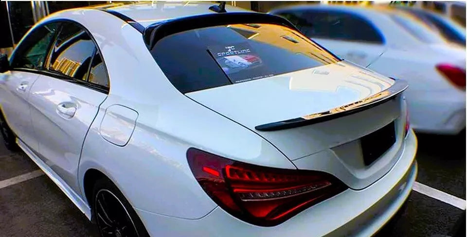 Mercedes CLA Class Car Rear Roof Spoiler 2013-2018 Gloss Black