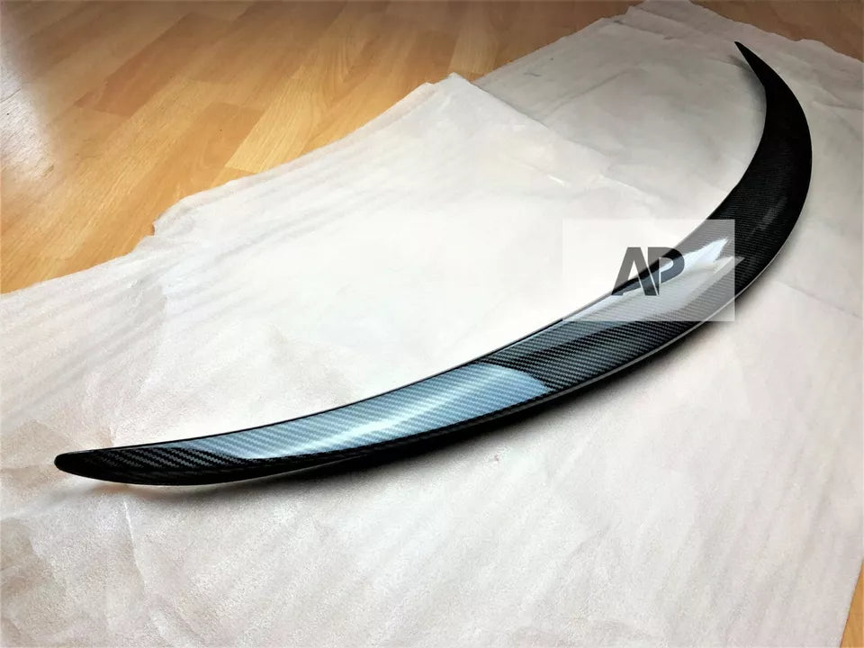 Mercedes C Class W205 Car Rear Spoiler 2014-21 Abs Carbon Fibre