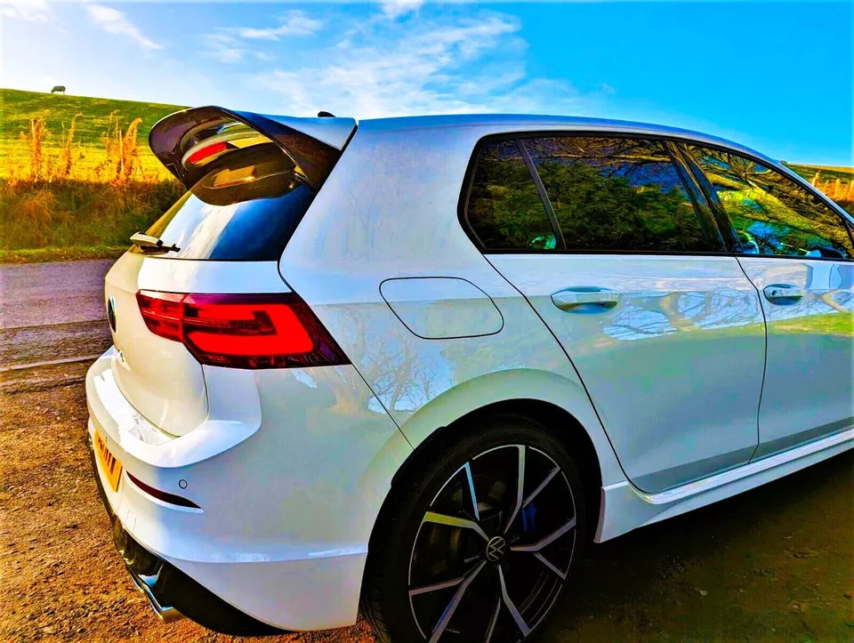 VW Golf MK8 Car Rear Roof Spoiler 2019-2024 CS Clubsport Carbon Fibre