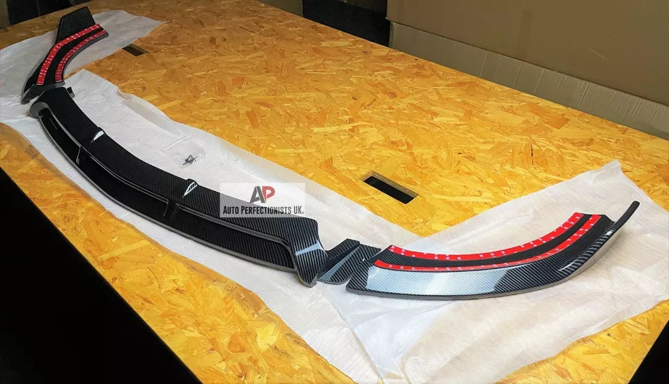 Mercedes E Class E43 E53 W213 Front Splitter 2016-2020 Carbon Fibre
